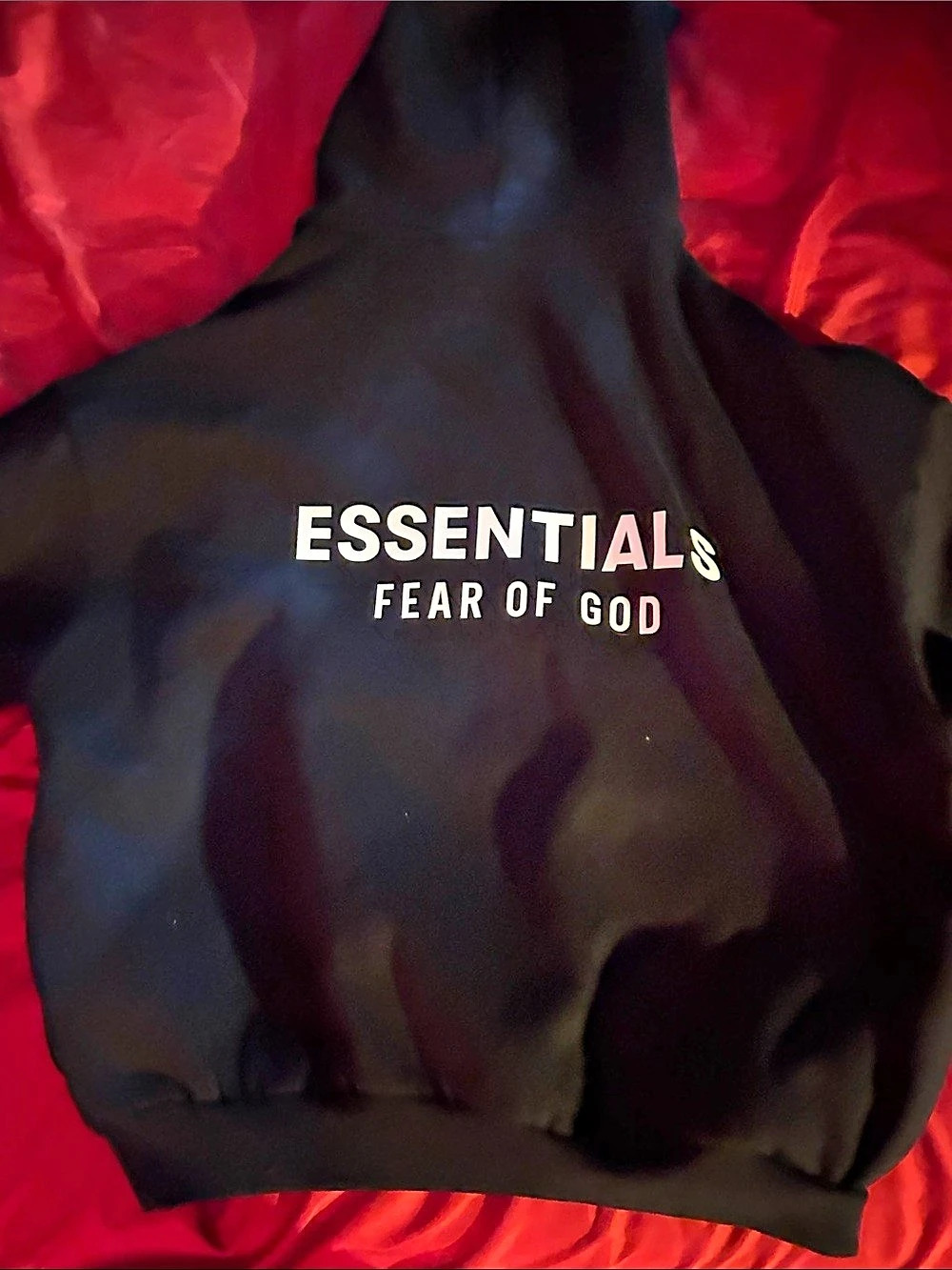 Fear of God Essentials Fleece Hoodie Black